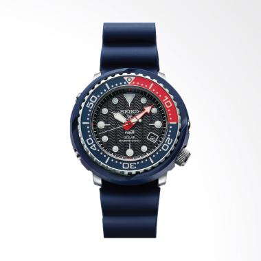 Seiko Prospex Solar Diver's Watch Jam Tangan Pria [SNE499P1 Blue Padi SNE498P1] Blue