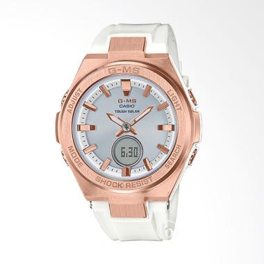 CASIO Baby-G G-MS Japan Series MSG-S200G Tough Solar Jam Tangan Wanita [Original] Rose Gold - White