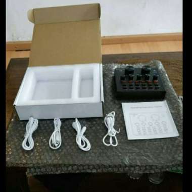 Soundcard V8 Mixer V8 Sound Card V8 MIXER Audio USB External Soundcard 100 % ORIGINAL Hitam