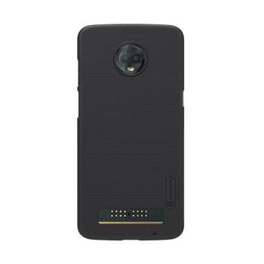 Nillkin Super Frosted Shield Hardcase Casing for Motorola  Moto Z3 or Motorola Moto Z3 Play Black