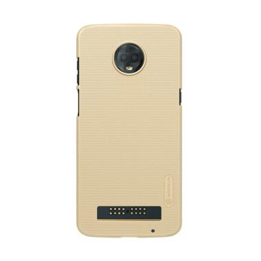 Nillkin Super Frosted Shield Hardcase Casing for Motorola  Moto Z3 or Motorola Moto Z3 Play Gold