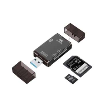 USB Card Reader / OTG Type C & USB & Micro Mikuso CRD-010 (6in1)