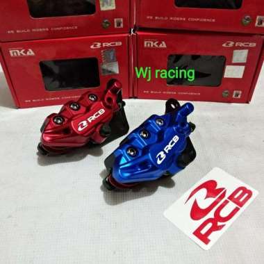 KALIPER DEPAN NMAX - AEROX 155 2 PISTON RCB RACING BOY Red