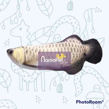 Mainan Kucing Paw Pet Ori Chiro Boneka Catnip arowana silver