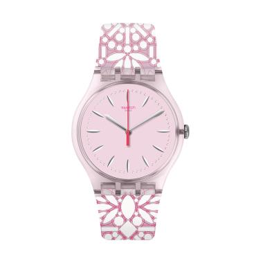 Swatch SUOP109 Fleurie Swiss Made Jam Tangan Wanita [Original] Pink