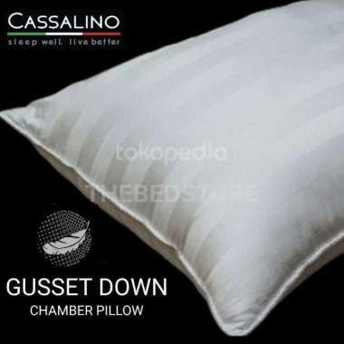 CASSALINO GUSSET DOWN PILLOW - CHAMBER PILLOW - ORIGINAL 100 % Multicolor