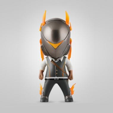 Glitch Network God Complex In Cillic Form - Hermes Action Figure