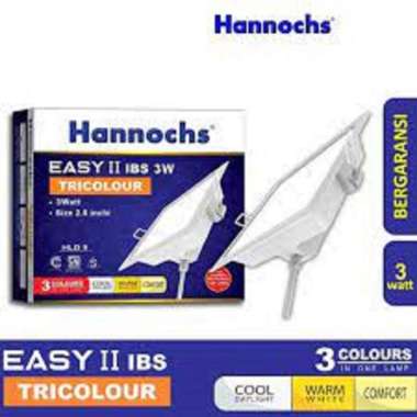 Panel LED Plafon Inbow Kotak Hannochs Easy 3 Watt Tricolour