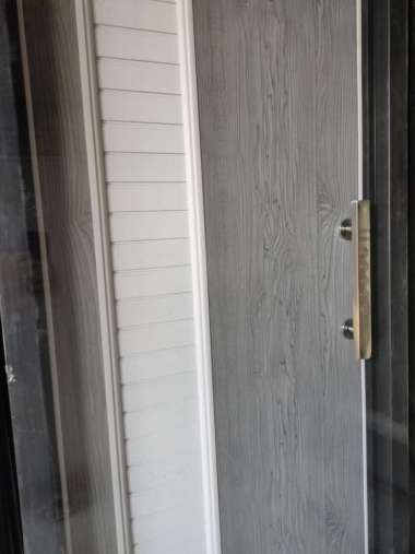 pintu kamar mandi pvc aluminium grey