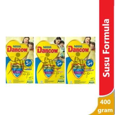 Susu Dancow 5+ Nutritods All Varian 400 gram - susu formula anak Madu