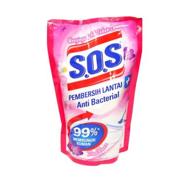 SOS Floral Pembersih Lantai [800 mL/ Kemasan Pouch] -