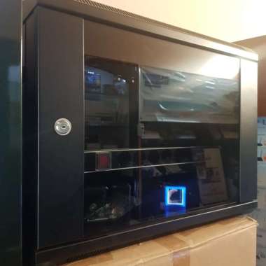 WALLMOUNT RACK 12U Depth 600MM Rackmount Rak Server Double Door 1 Set