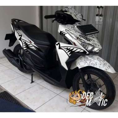 Decal Stiker Full Body Vario 125 150 Old Putih Hiu