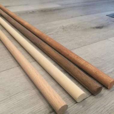 Batang Gorden Customs Kayu Gordyn Stik Bulat Hordeng Tongkat Gordeng