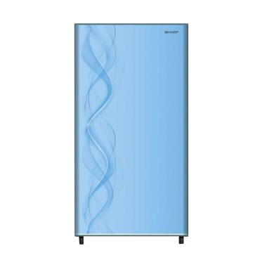 SHARP SJ-N162-AB Kulkas 1 Pintu - Biru Muda Unit Only biru  -