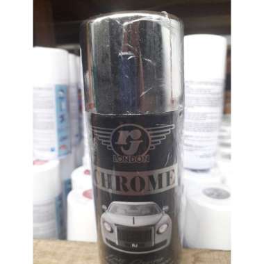 pilok pilox cat semprot Rj silver silper mengkilap tahan panas krom crum metalik pernis putih doff C