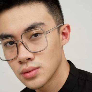 Houseofcuff Frame Kacamata Sun Glasses Pria Wanita Unisex Hitam A09 Bening