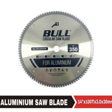 Bull aluminium circular saw blade 14 inch 100T as 30 mm graji