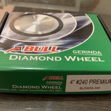 Diamond wheel 4 inch Bull untuk mata asah mata ketam pasah tct serut