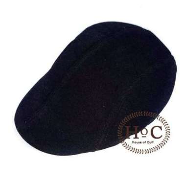 Topi Fedora Hat PAINTER HAT BLACK Hitam