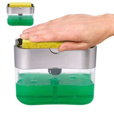 Dispenser Sabun Cuci Piring Tempat Sabun Cuci Piring + Spons