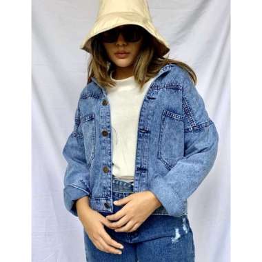 Harga Denim Jacket Oversize Wanita 