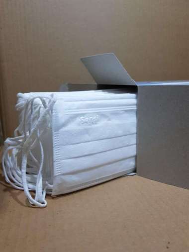 Masker Sensi Headloop 3 PLY isi 40 Putih