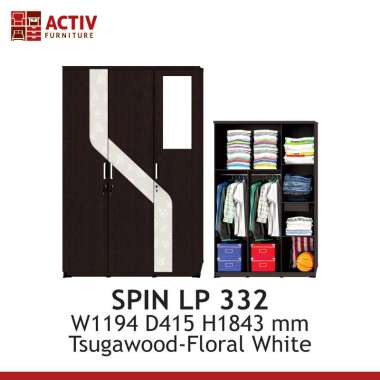 Lemari Pakaian Activ SPIN LP 332