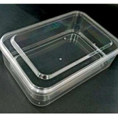 Toples Persegi Panjang Toples Kue Kering Dessert Box Toples Kuker