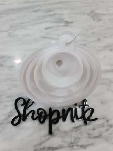 Corong set adonan / Funnel Corong Plastik Putih