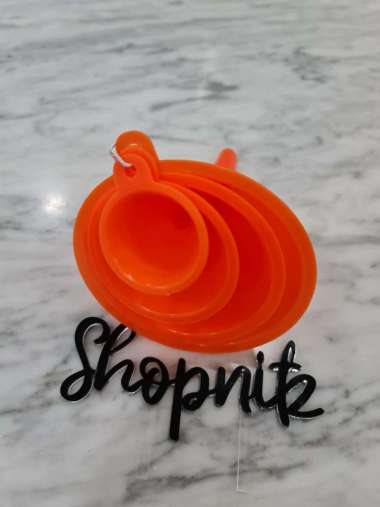 Corong set adonan / Funnel Corong Plastik Orange