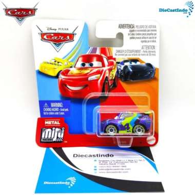Mini Racers Cars Lightning McQueen Disney Pixar Metal Original Mattel J.D McPILLAR