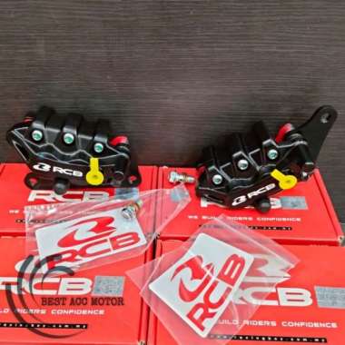 KALIPER RCB NMAX AEROX DEPAN BELAKANG KALIPER RCB S SERIES ORIGINAL GOLD Warna