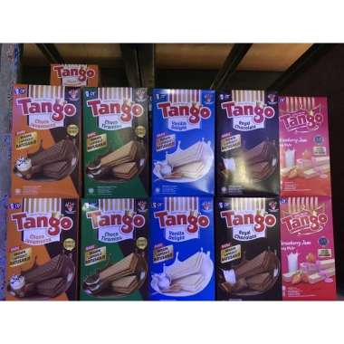 Promo Harga Tango Wafer Vanilla Milk per 20 pcs 7 gr - Blibli