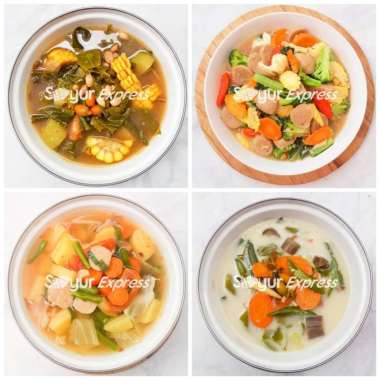 KIRIM INSTAN Sayur Matang Sop, Sayur Asem, Lodeh, Capcay Sayur Asem