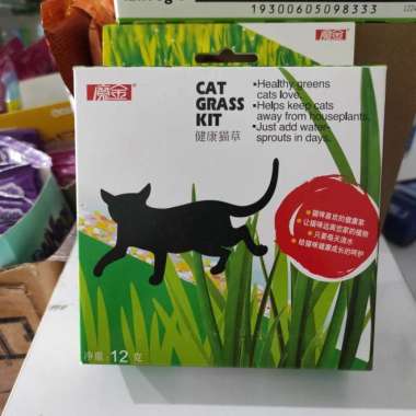 OEM Bioline Cat Grass Kit 12gr - Rumput Kucing Rumput Penenang Kucing