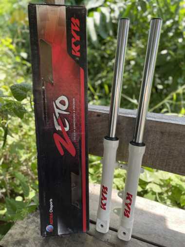SHOCK DEPAN KYB ORIGINAL ZETO AS 33 PNP NINJA VIXION GL TIGER MP CB KING PUTIH