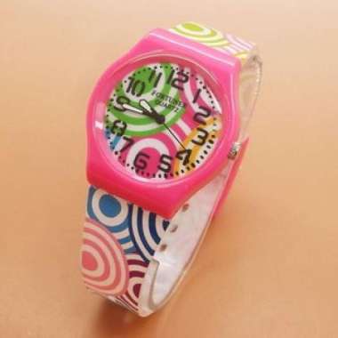Fortuner Jam Tangan Wanita Strap Karet JA 842 (Kode 10) Original