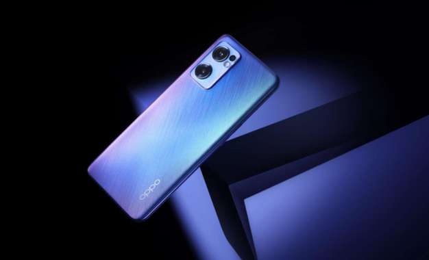 SMARTPHONE OPPO RENO7 5G Biru Bercahaya