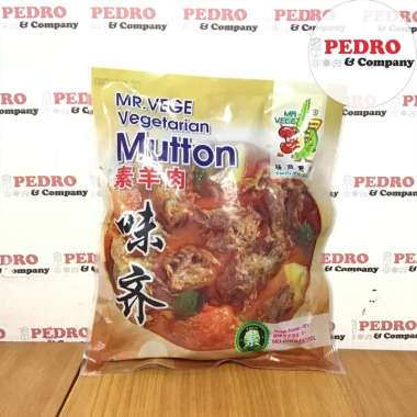 FROZEN Mr vege vegetarian mutton 240 gram - daging kambing analog