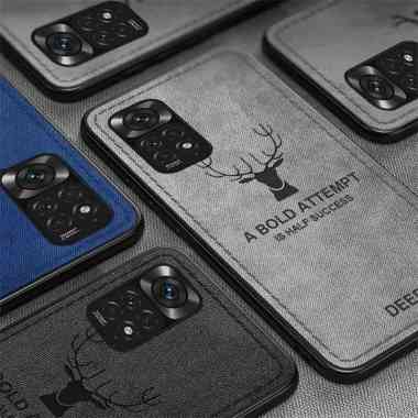 Promo Case Deer Redmi Note 11 4G / Note 11s Softcase Jeans Canvas Hitam - Redmi Note 11s
