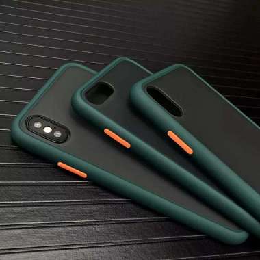 Case Samsung Galaxy A51 Soft Hard transparent Casing Frameless Samsung a51 - hijau tua