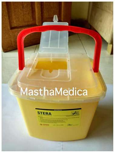 Sharp Container STERA Tempat Sampah Medis Limbah Medis / Jarum 7 Liter