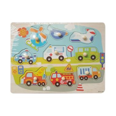 Kairos Collection Knob Heavy Vehicle 2 Puzzle Kayu