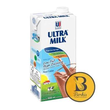 Promo Harga Ultra Milk Susu UHT Low Fat Coklat 1000 ml - Blibli