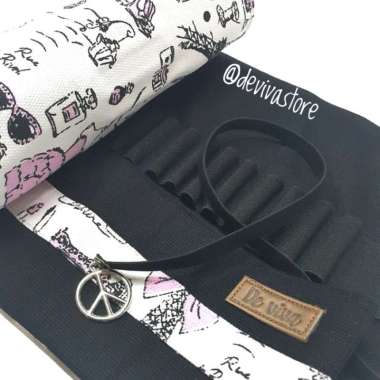 Tempat Pensil Gulung / Tempat Pensil Unik Gaul / Handmade Multicolor
