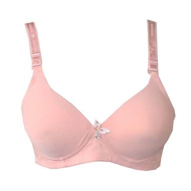 Aily ZR05 Import Cup B Bra Pori Wanita 40B Peach