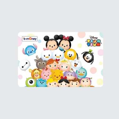 Kartu EMONEY MANDIRI Disney Tsum White 2 Kartun Anime Kartu Etoll e toll E Money E-money Winlycollec