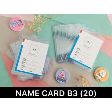 PLASTIK ID CARD B3 / NAME TAG PANITIA / ANGGOTA / NAME TAG UJIAN / MIKA ID CARD / CARD CASE SATUAN /