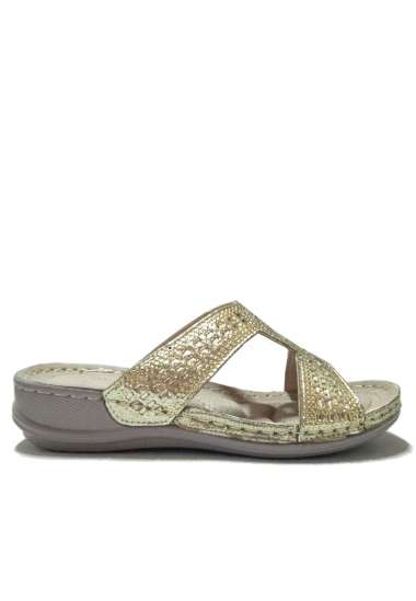 Jual NICHOLAS EDISON Shiren Wedges Sandal Wanita - Beige di ...